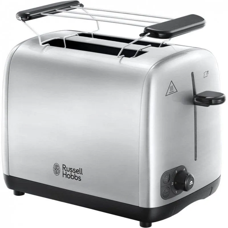 Tostapane Russell Hobbs 24080-56 2 fessure larghe 850 W Scongelamento Inox - immagine 1