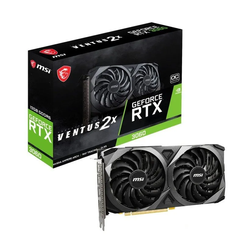 MSI GeForce RTX 3060 VENTUS 2X OC LHR 12GB GDDR6 - immagine 1