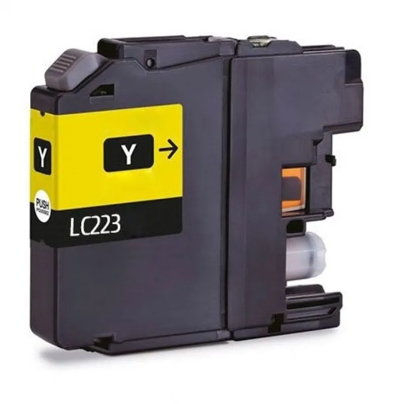 Cartuccia d'inchiostro Inkpro compatibile con Brother LC223XL gialla - immagine 1