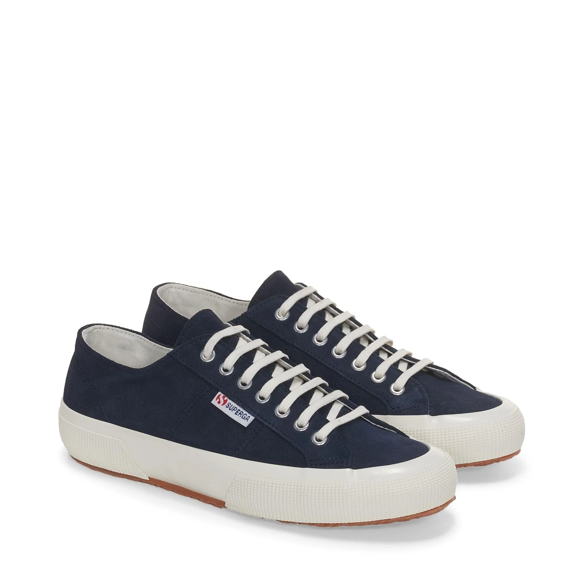 SUPERGA - Sneakers, Uomo Donna, Blu, Pelle, Casual, 2750 Og Suede, Taglia: 41 - immagine 2