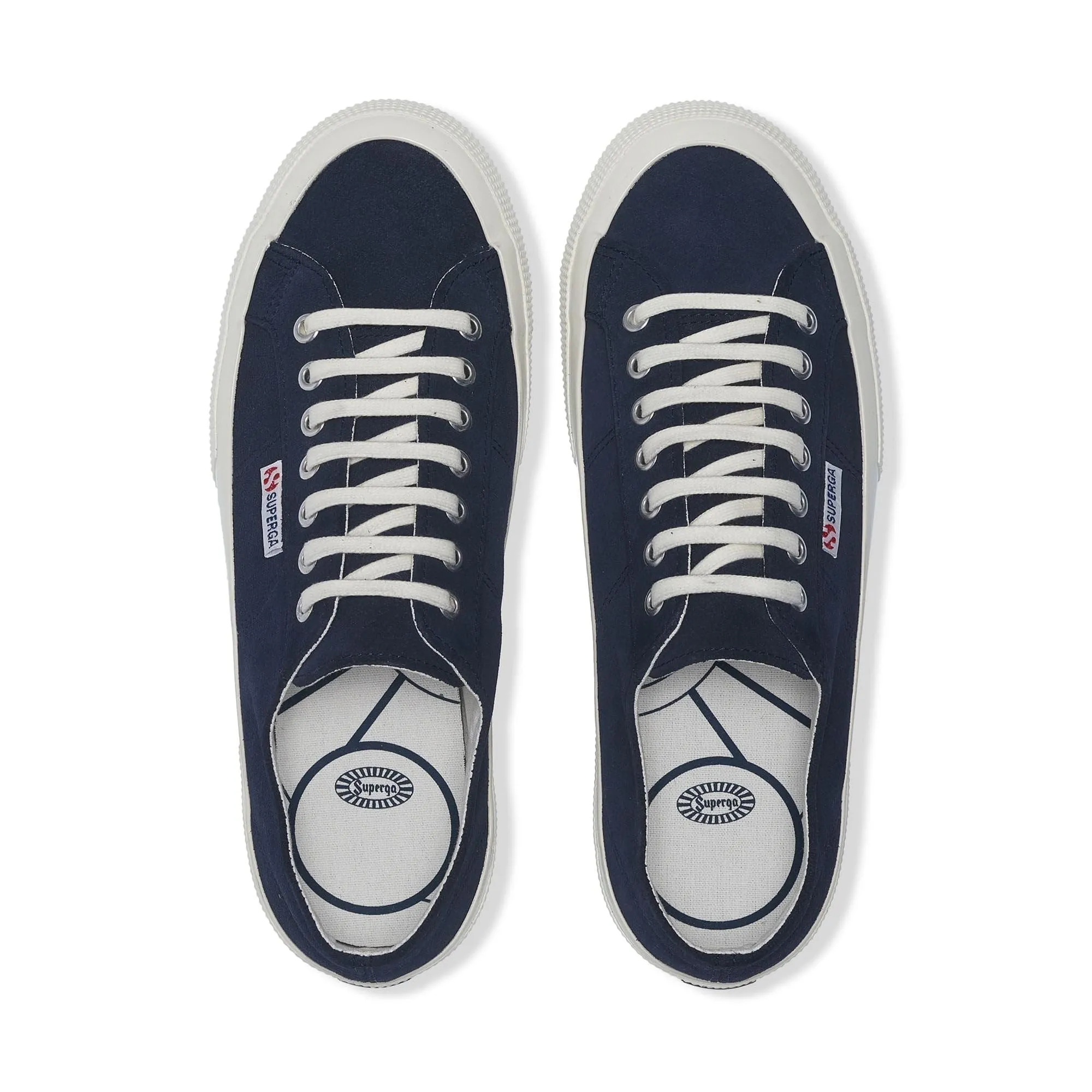 SUPERGA - Sneakers, Uomo Donna, Blu, Pelle, Casual, 2750 Og Suede, Taglia: 40 - immagine 4