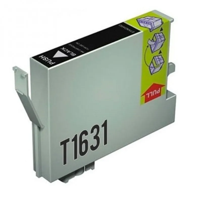 Cartuccia d'inchiostro Inkpro compatibile con Epson T1631XL nera - immagine 1