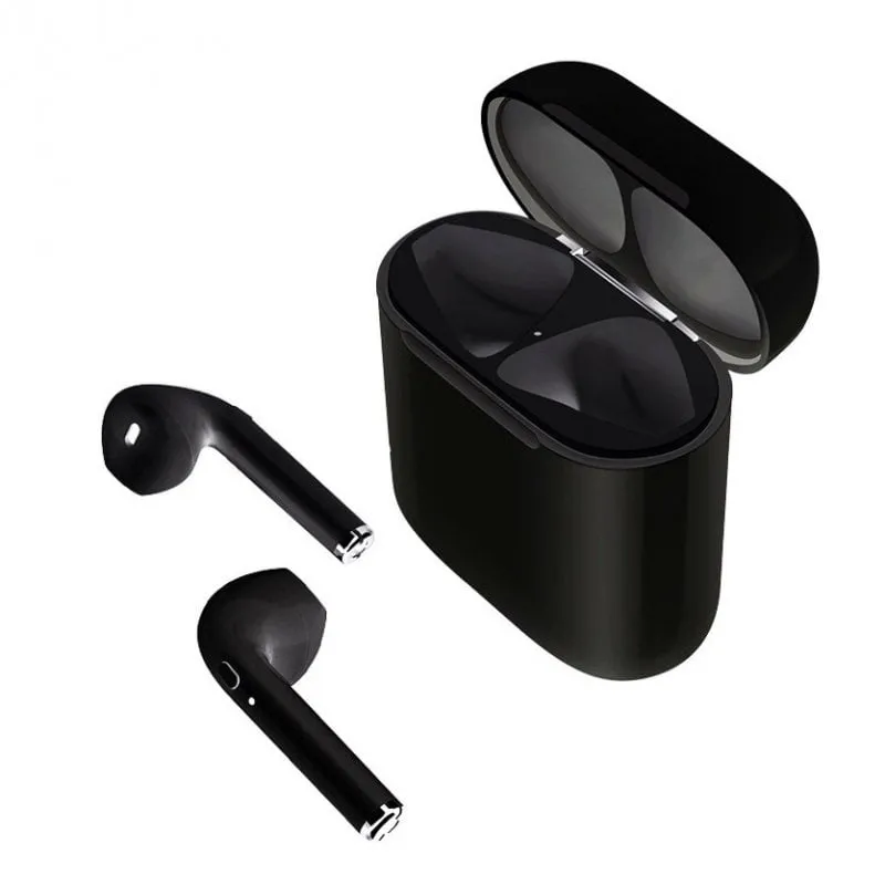 Cuffie stereo wireless Muvit nere - immagine 1
