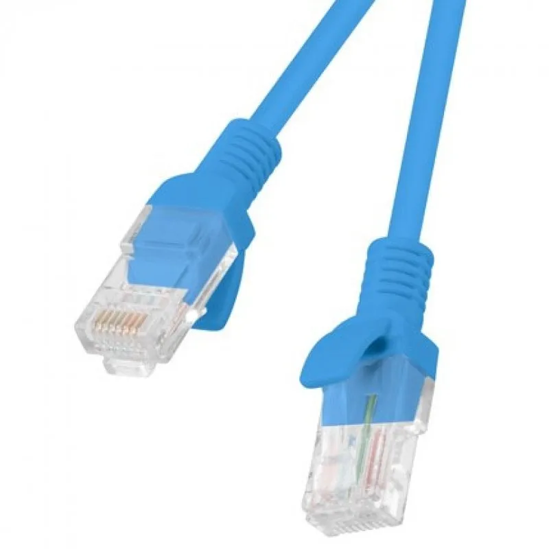 Cavo di rete Lanberg RJ45 UTP Cat.6 25 cm Blu - immagine 1