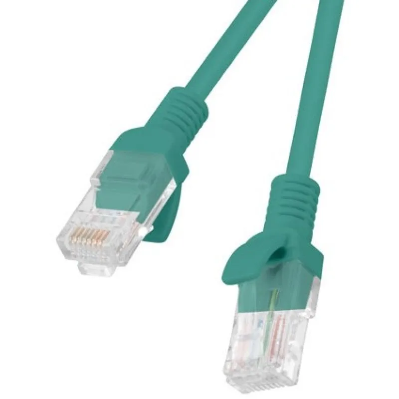 Cavo di rete Lanberg RJ45 UTP Cat.6 25 cm Verde - immagine 1