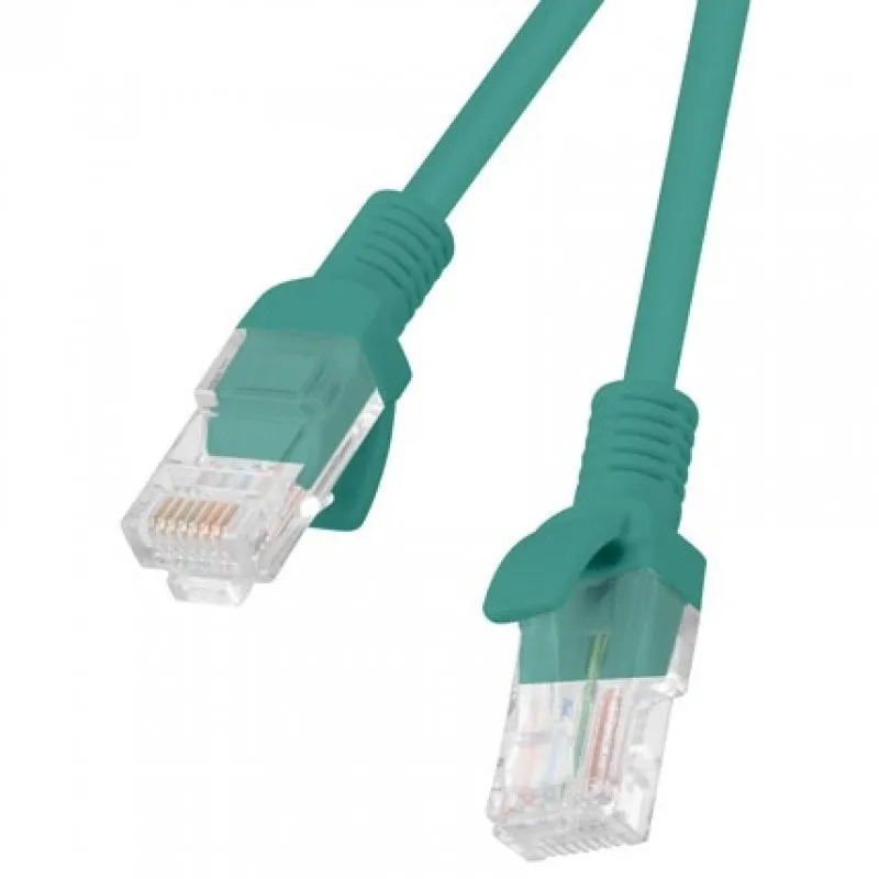 Cavo di rete Lanberg RJ45 UTP Cat.6 1,5 m Verde - immagine 1