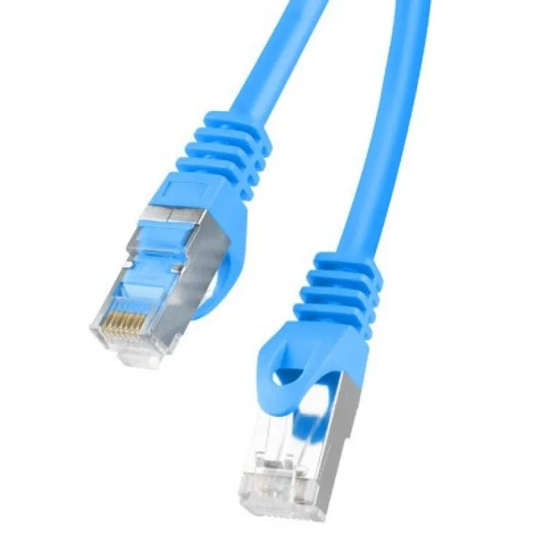 Cavo di rete Lanberg RJ45 Cat.6 FTP 1m Blu - immagine 1
