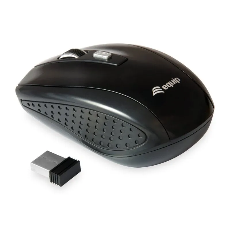 Equipaggia Life Mini Mouse Ottico Wireless 1600 DPI Nero - immagine 1
