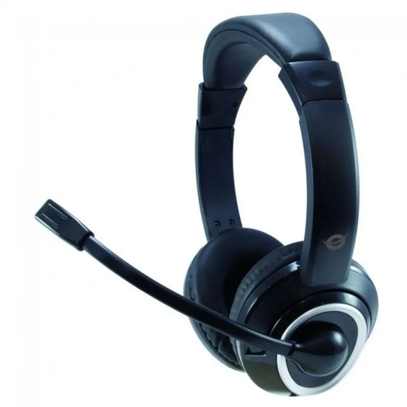 Cuffie Conceptronic POLONA02BA con microfono Nero - immagine 1