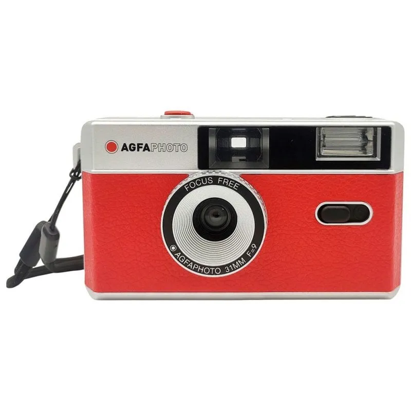 Fotocamera analogica AgfaPhoto 35 mm rossa - immagine 1
