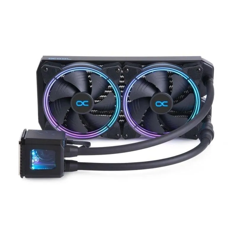 Refrigerazione Liquida Alphacool Eisbaer Aurora 280 RGB 2 Ventole LED - immagine 1