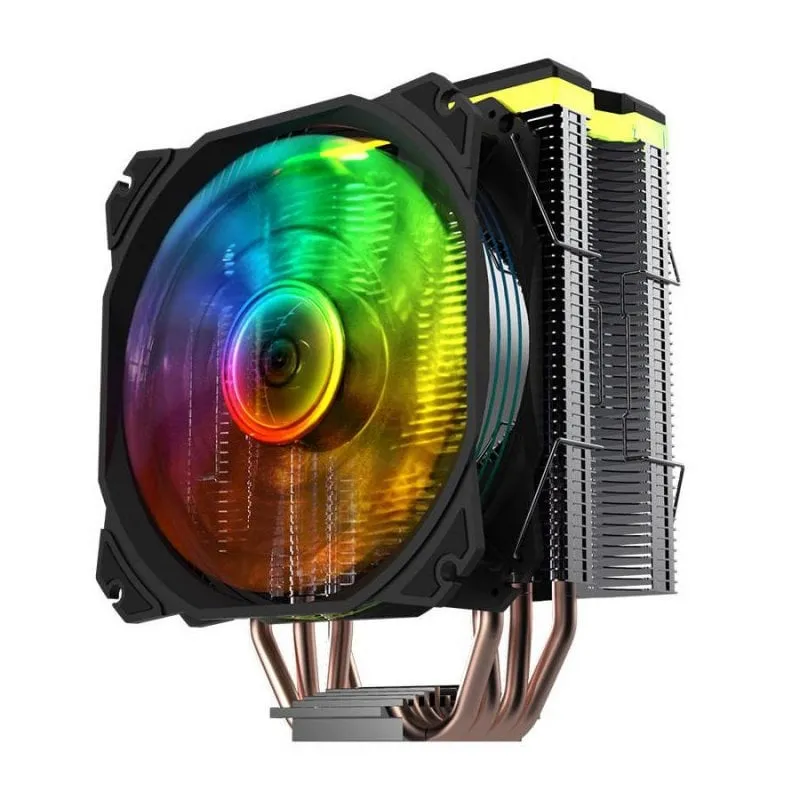 Ventola CPU Nfortec Centaurus X 4Pipes ARGB 120mm Nera - immagine 1