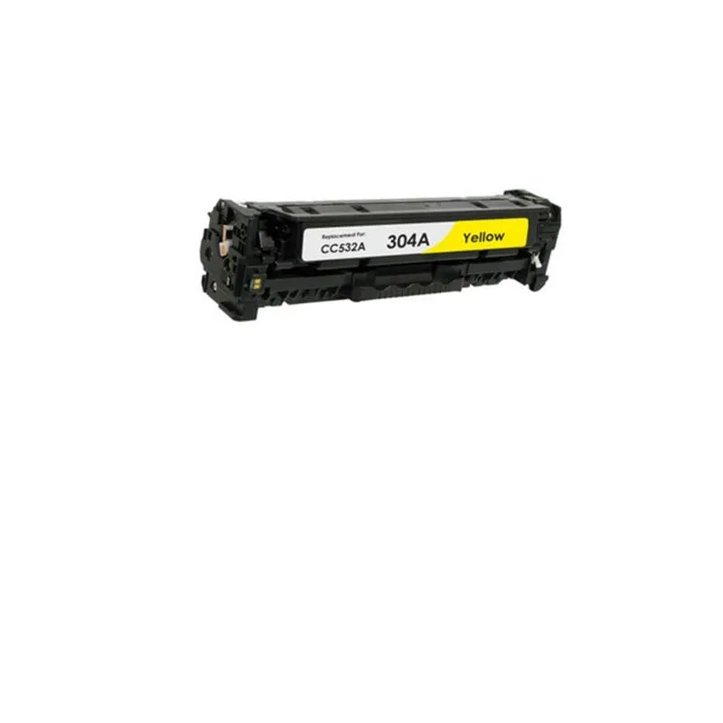 Toner Inkpro compatibile con HP CC532A/CE412A/CF382A/CANON718 Giallo - immagine 1