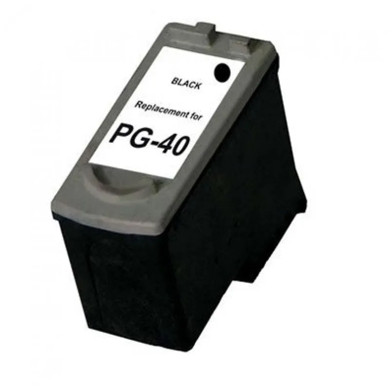 Cartuccia d'inchiostro Inkpro compatibile con Canon PG40 nera - immagine 1