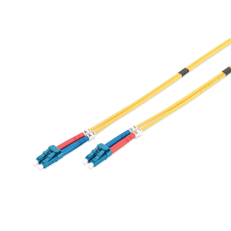 Digitus Cavo di connessione in fibra ottica duplex LC giallo da 10m - immagine 1