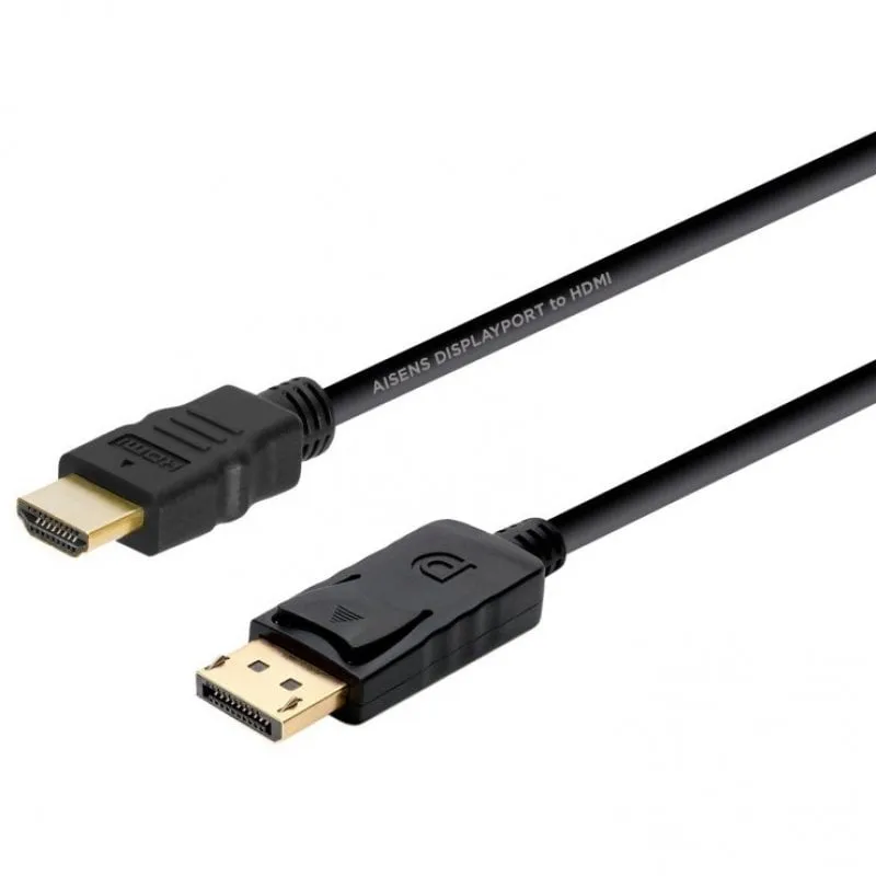 Cavo Aisens DisplayPort a HDMI maschio/maschio 2 m Nero - immagine 1