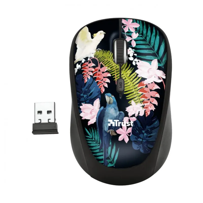Trust Yvi Wireless Mouse 1600 DPI Parrot - immagine 1
