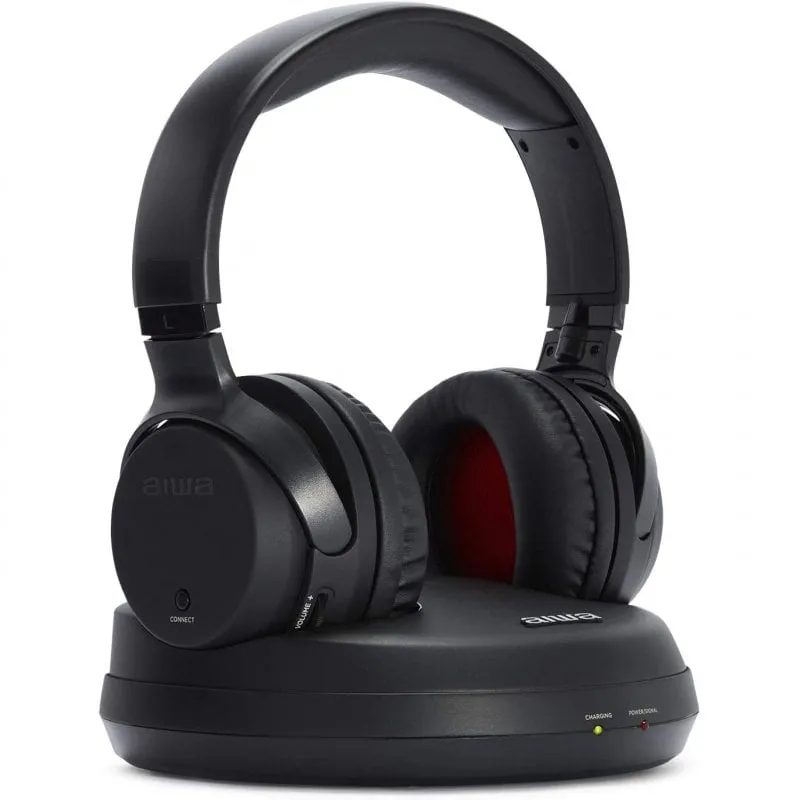 Cuffie wireless Aiwa WHF-880 per TV Nere - immagine 1