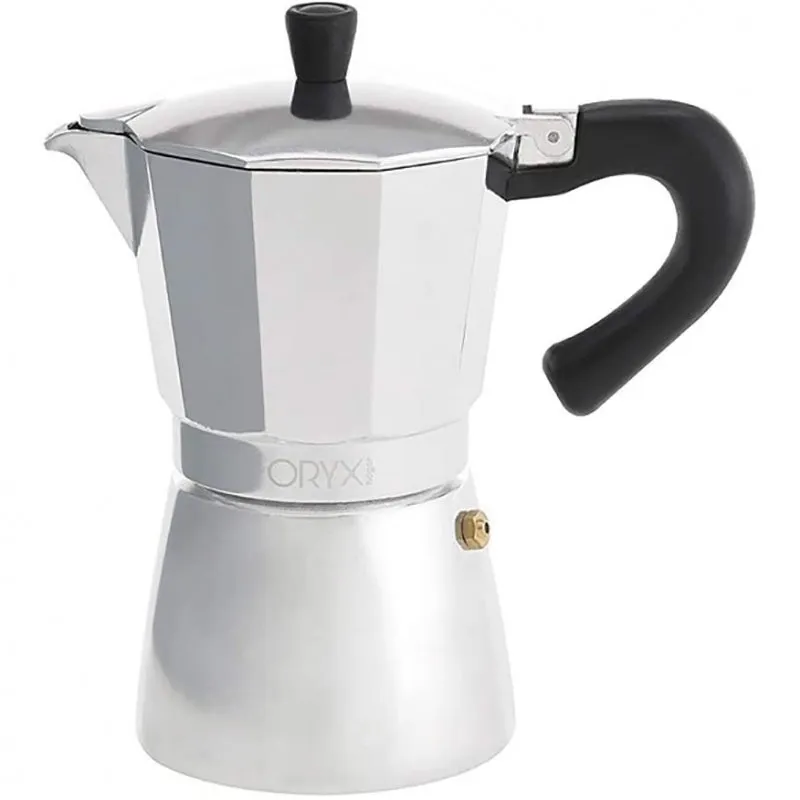 Caffettiera Italiana Oryx 6 Tazze Argento - immagine 1
