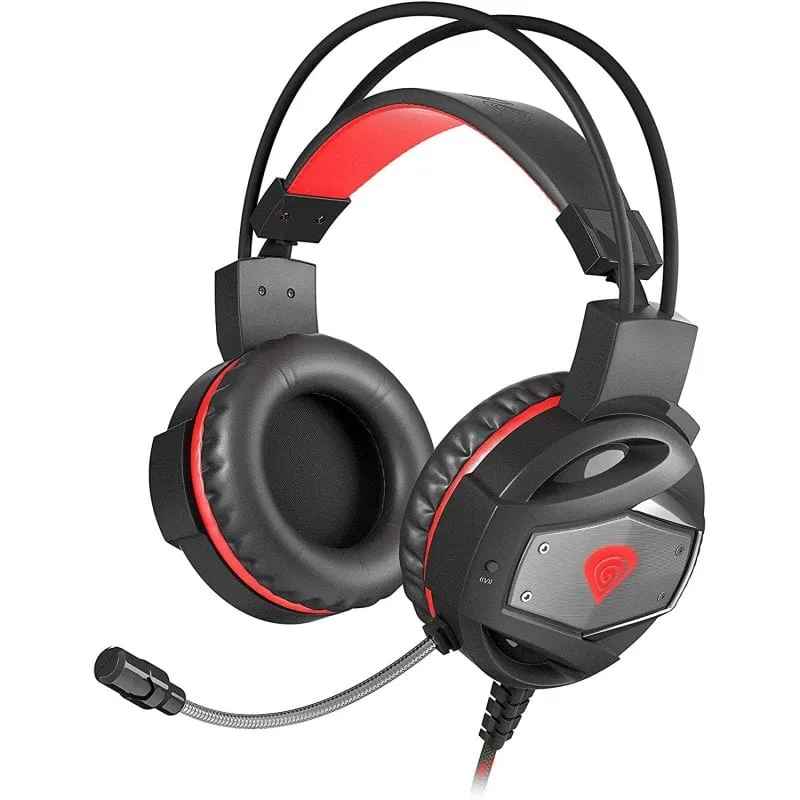 Cuffie da gioco Genesis Neon 350 Nero/Rosso - immagine 1