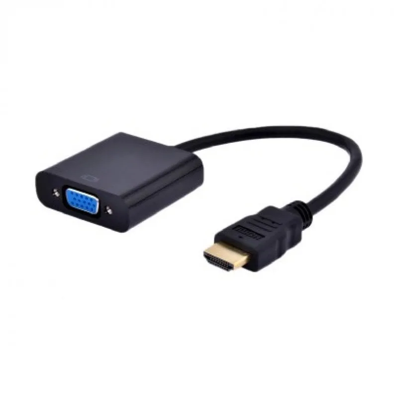 Convertitore da HDMI a VGA con audio Nero - immagine 1