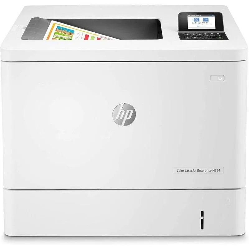 Stampante Laser Ethernet HP LaserJet Enterprise M554dn stampa fronte-retro automatica - immagine 1