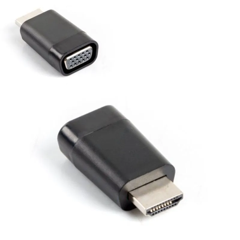 Adattatore Lanberg da HDMI a VGA maschio/femmina nero - immagine 1
