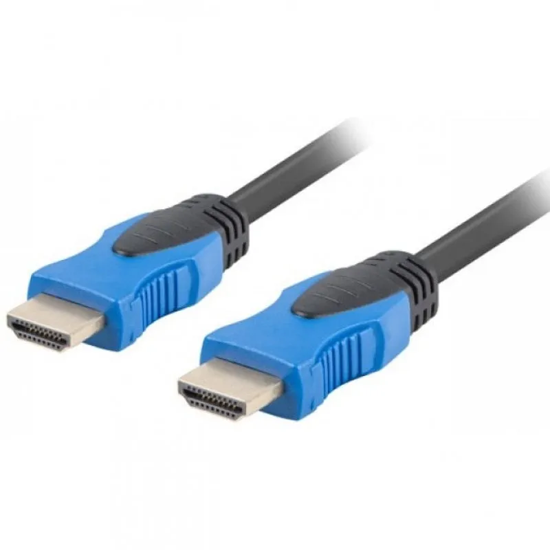 Cavo HDMI Lanberg V2.0 4K CU maschio/maschio 3 m nero - immagine 1