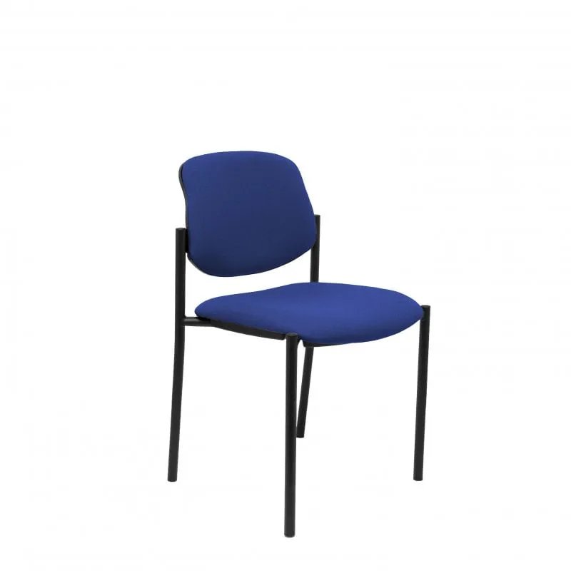 Piqueras y Crespo Villalgordo Sedia Fissa Bali Blu Nero Telaio - immagine 1