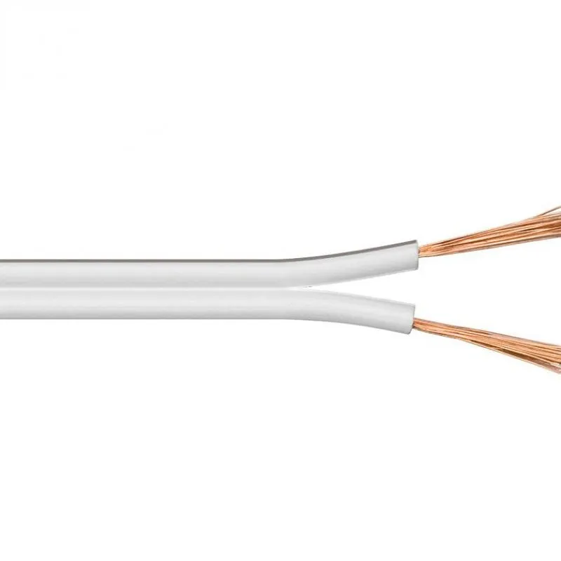 Cavo per altoparlanti MicroConnect 10 m bianco - immagine 1