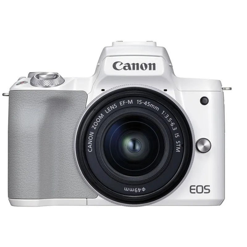 Canon M50 Mark II 24,1 MP WiFi Bianca + obiettivo 15-45 mm F3,5-6,3 IS STM - immagine 1