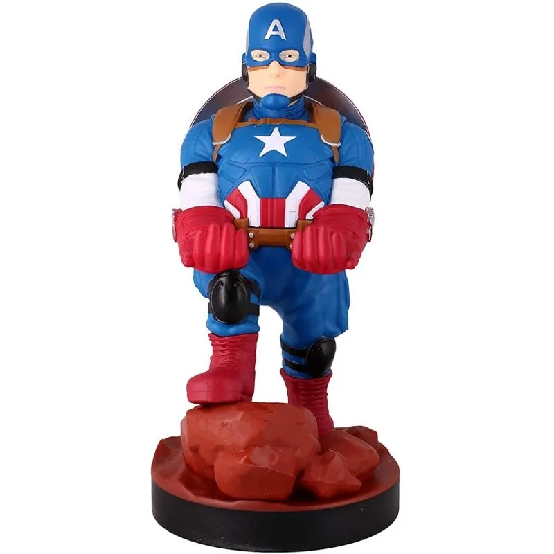 Squisita base di ricarica multipiattaforma per cavo da gioco Guy Captain America - immagine 1