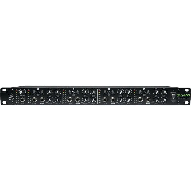 Amplificatore per cuffie rack da 19" Mackie HM-400 - immagine 1