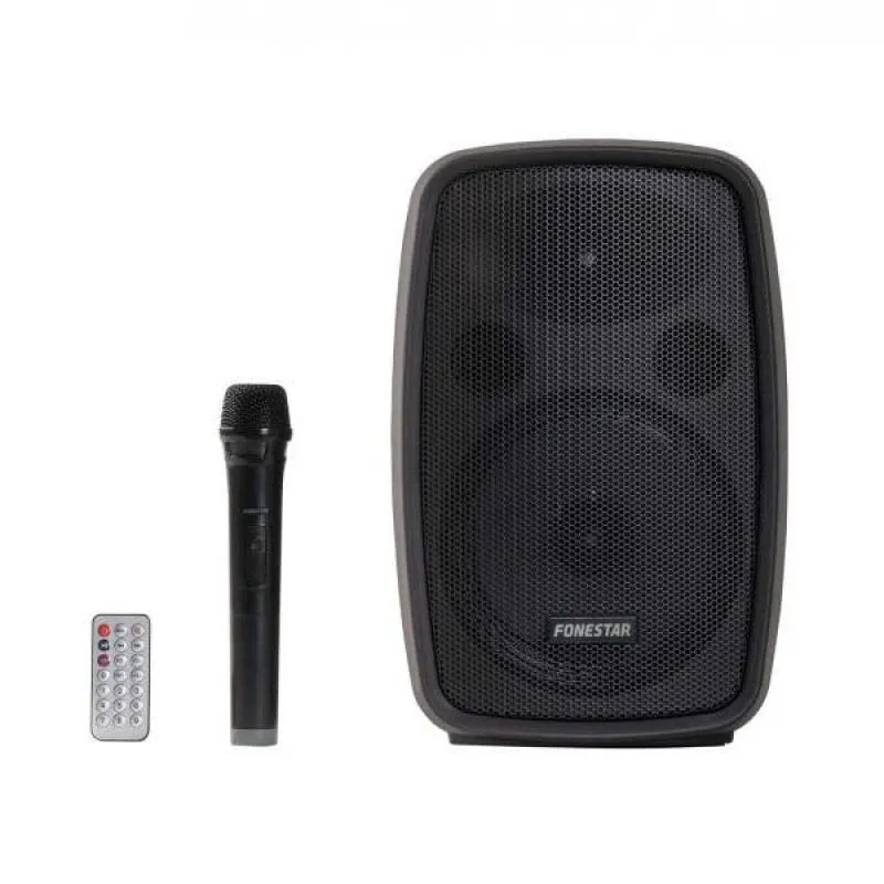 Altoparlante portatile Fonestar Amply con microfono wireless Nero - immagine 1