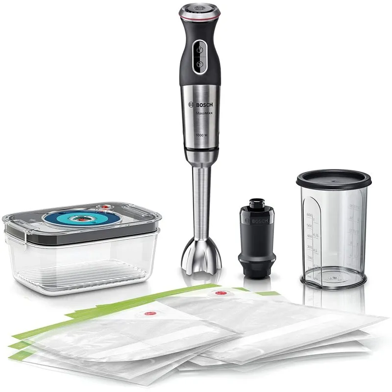 Frullatore a immersione Bosch MaxoMixx MS8CM61V1 1000 W inossidabile - immagine 1