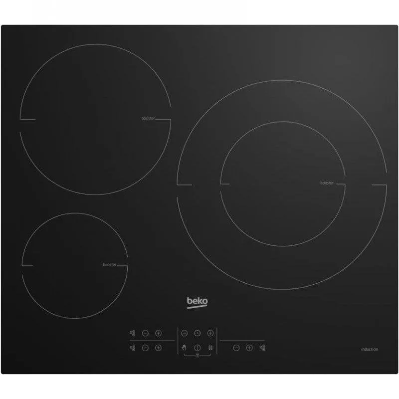 Piano a induzione Beko HII63205MT 3 zone 60cm Nero Timer Touch Control - immagine 1