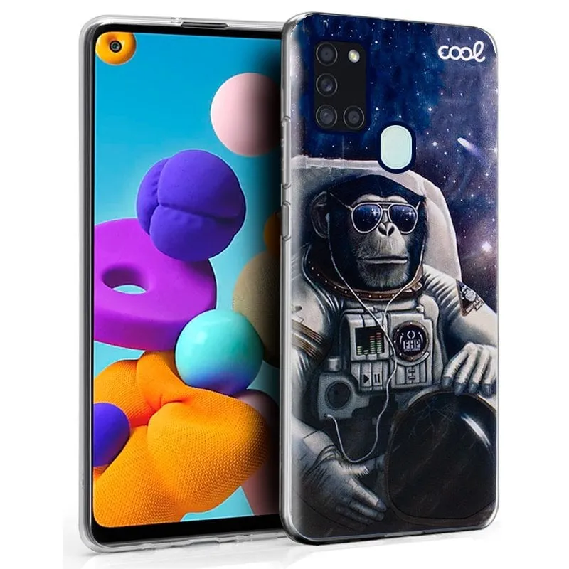 Fantastica custodia con disegni di astronauti per Samsung Galaxy A21s - immagine 1