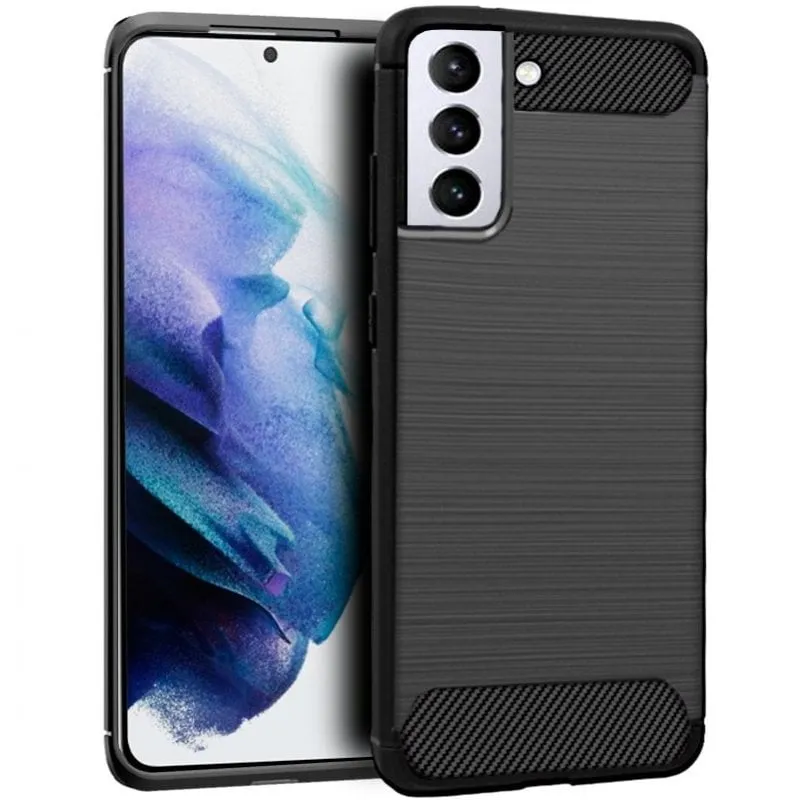 Fantastica custodia in carbonio nero per Samsung Galaxy S21 Plus - immagine 1
