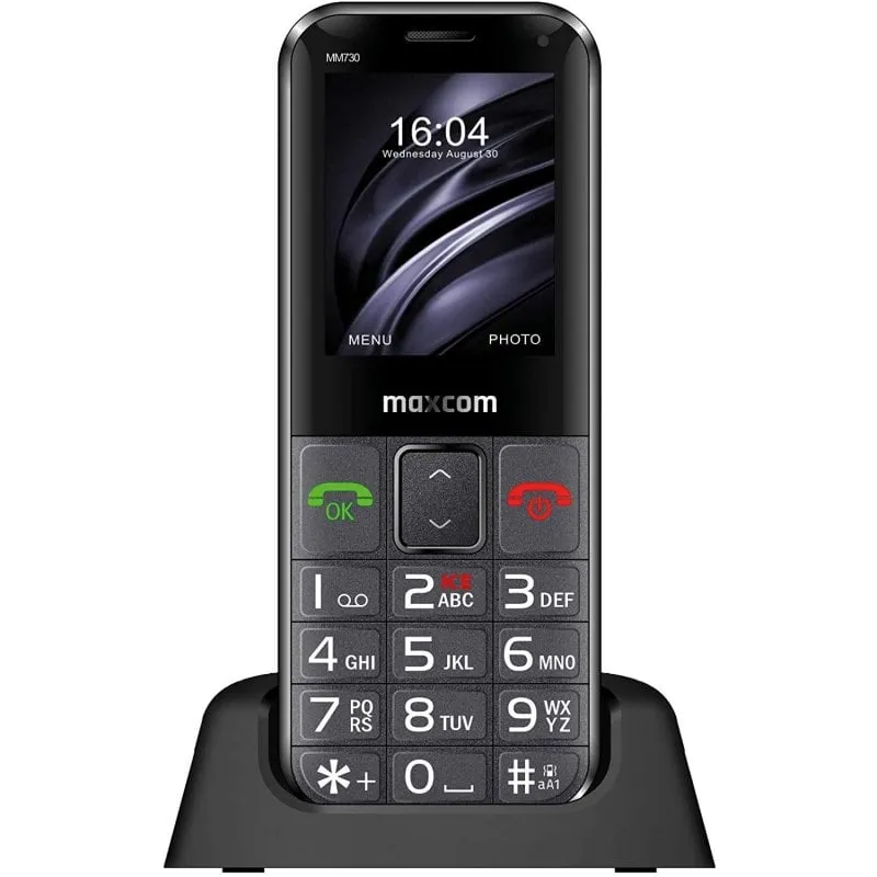 Telefono per anziani Maxcom Comfort MM730 Nero - immagine 1