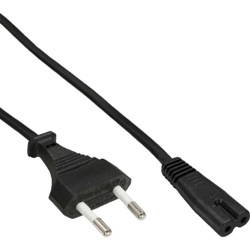InLine Cavo alimentazione Spina Europlug CEE 7/16 a Presa IEC-320-C7, 3m - immagine 1