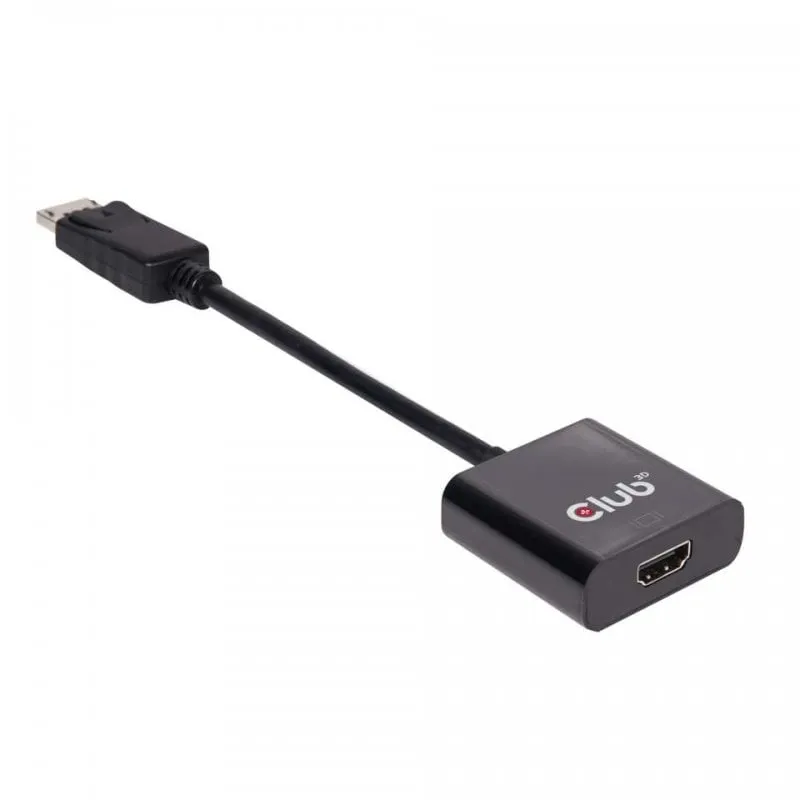 Adattatore Club 3D DisplayPort 1.2 a HDMI maschio/femmina nero - immagine 1