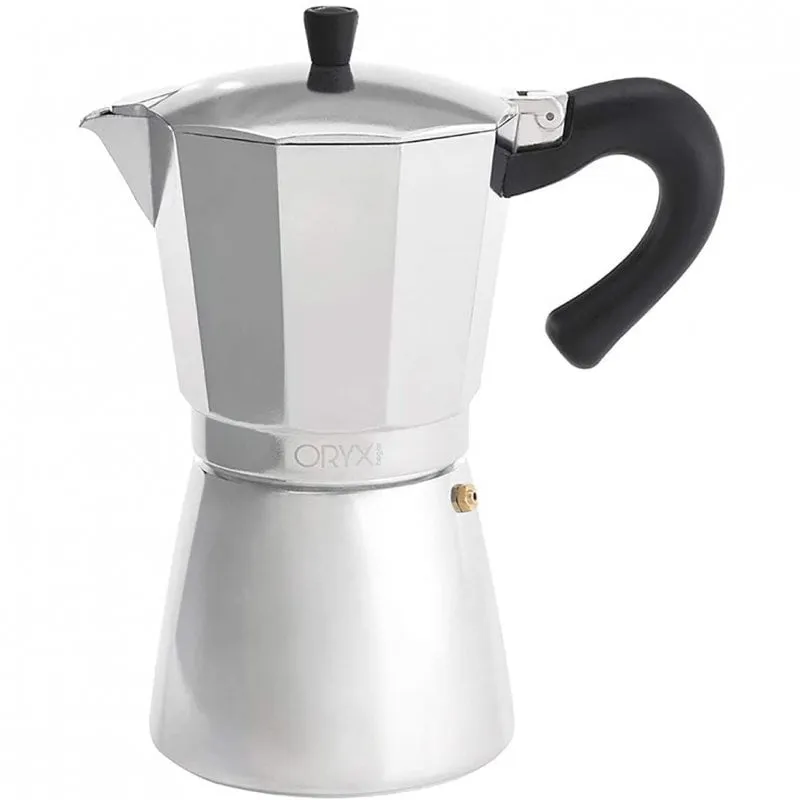 Caffettiera Italiana Oryx 12 Tazze Argento - immagine 1