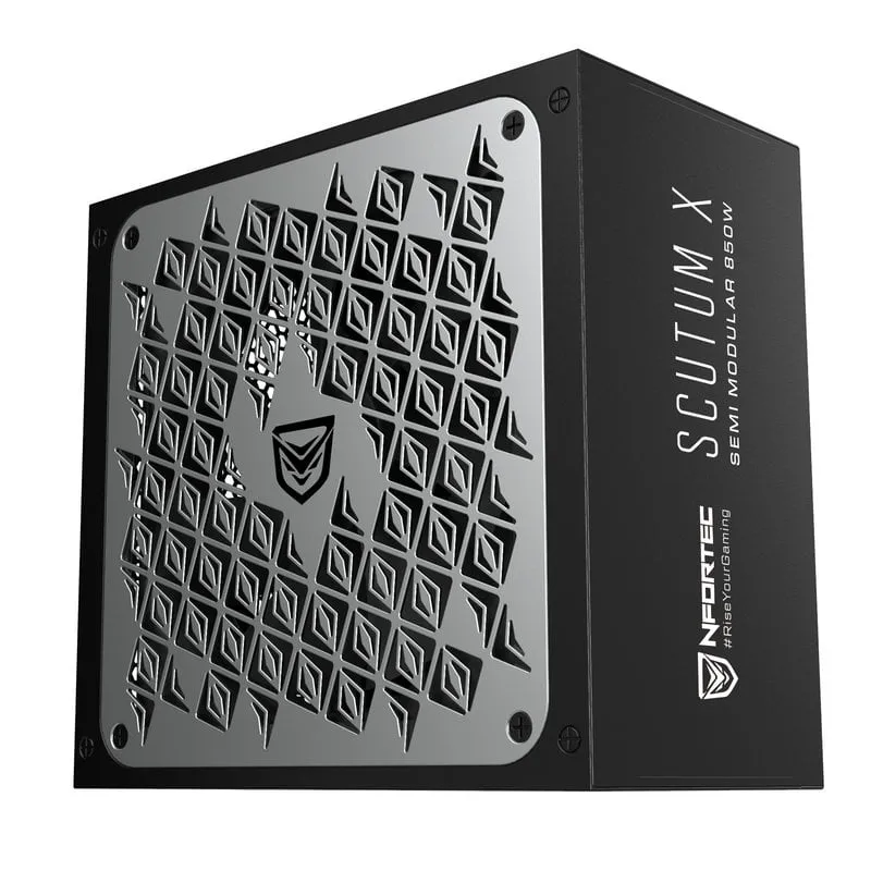 Nfortec Scutum X 850W 80 Plus Bronzo Semi Modulare - immagine 1