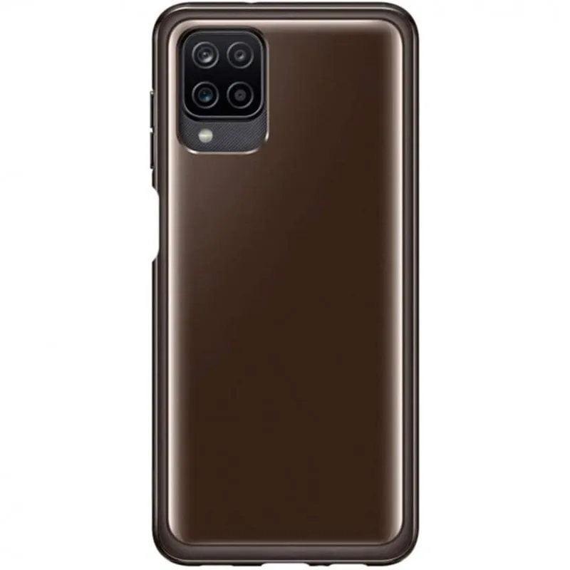 Custodia Samsung Soft Clear Cover nera per Samsung Galaxy A12 - immagine 1