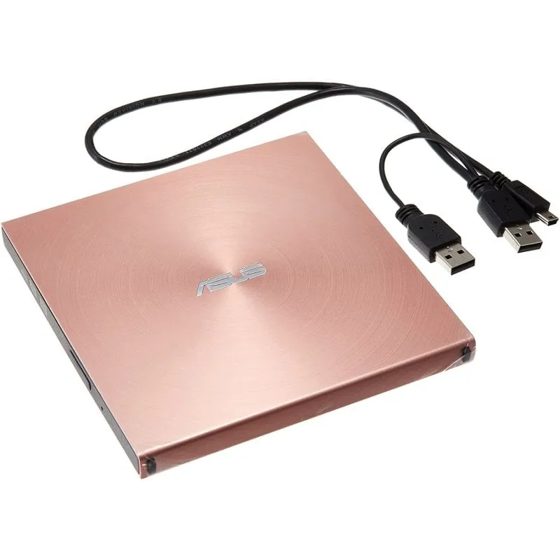 Asus SDRW-08U5S-U Registratore DVD sottile esterno rosa - immagine 1