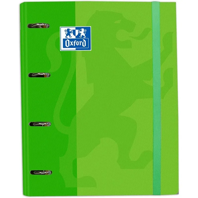 Classificatore Oxford Classic EuropeanBinder Carpeblock con ricarica A4+ Verde mela - immagine 1
