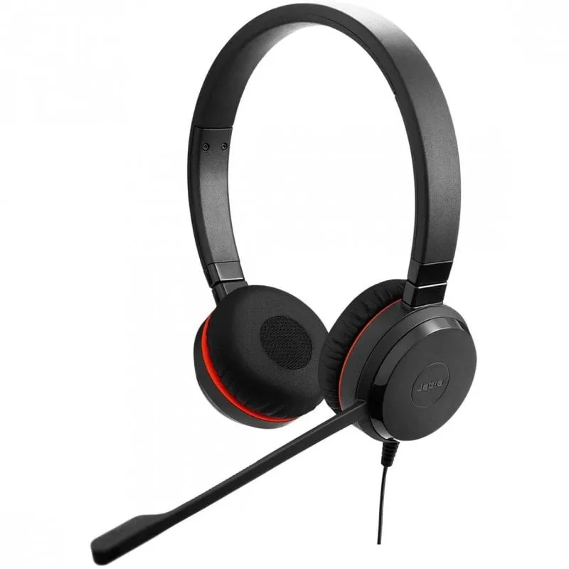 Jabra Evolve 20SE MS Stereo Auricolare Cablato A Padiglione Ufficio USB tipo A Bluetooth Nero - immagine 1