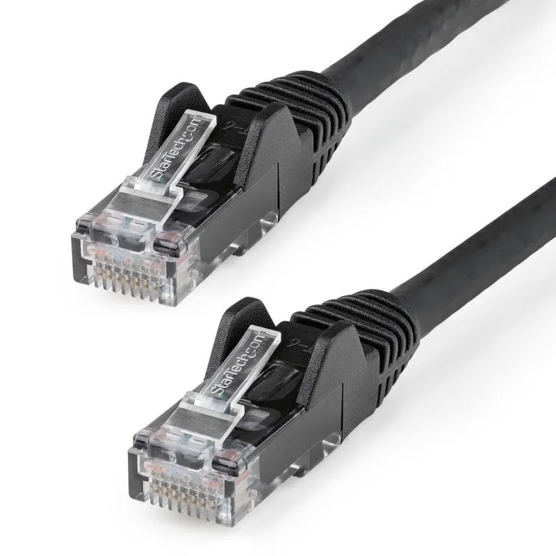 Cavo di rete StarTech RJ45 Cat 6 UTP 3 m Nero - immagine 1