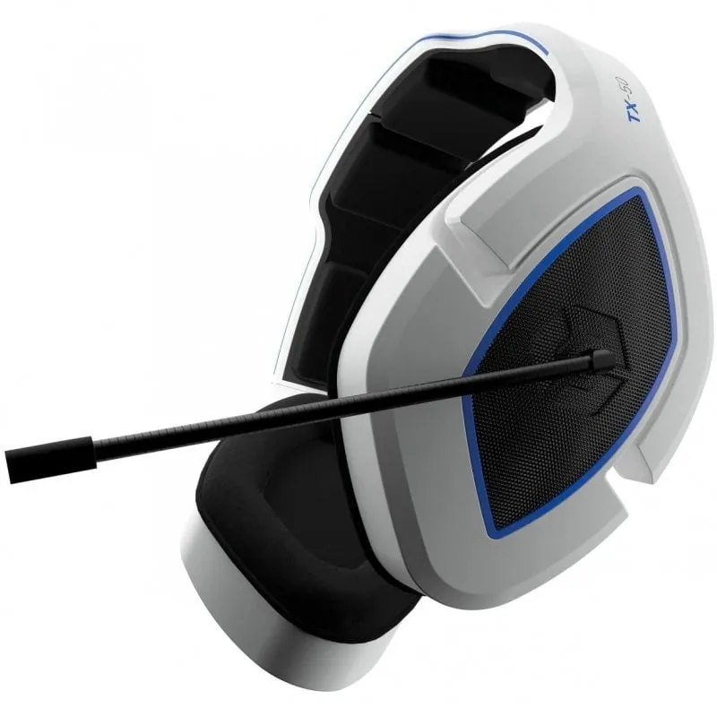 Gioteck TX-50 Cuffie da gioco multipiattaforma Bianco/Blu - immagine 1