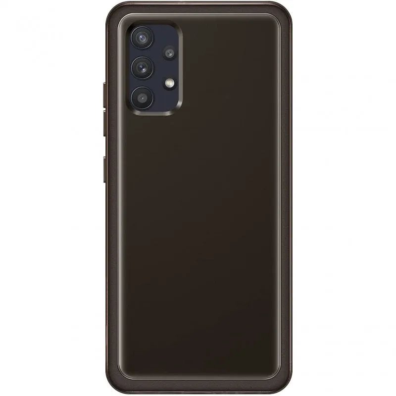 Custodia morbida e trasparente Samsung Cover nera per Samsung Galaxy A32 LTE - immagine 1